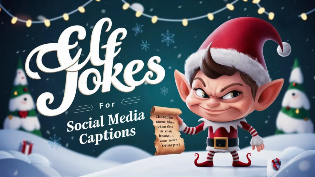 Elf Jokes for Social Media Captions 