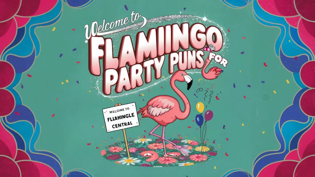  Flamingo Party Puns for Decorations