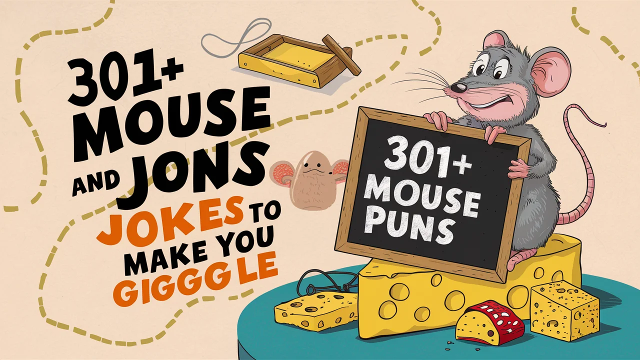 Mouse Puns and Jokes to Make You Giggle