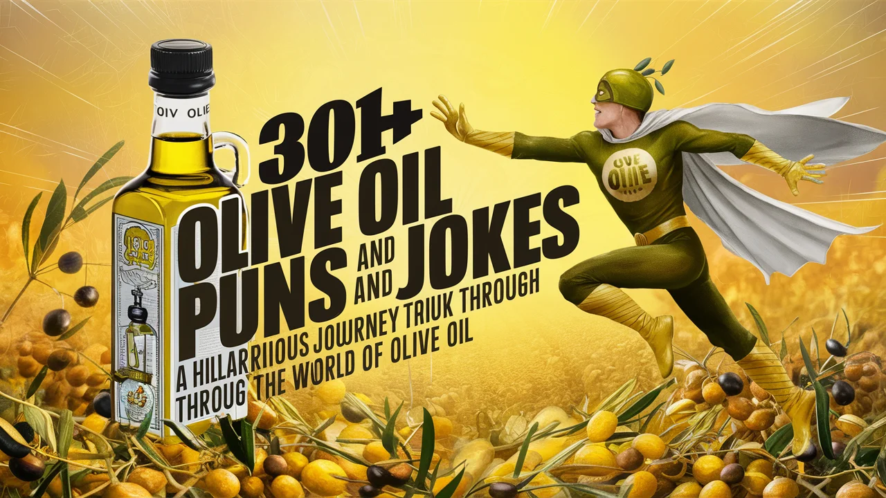 Olive Oil Puns and Jokes: A Hilarious Journey Through the World of Olive Oil 