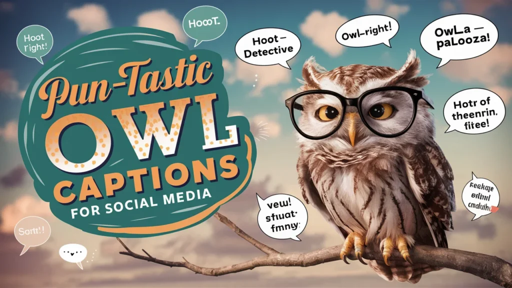  Pun-tastic Owl Captions for Social Media