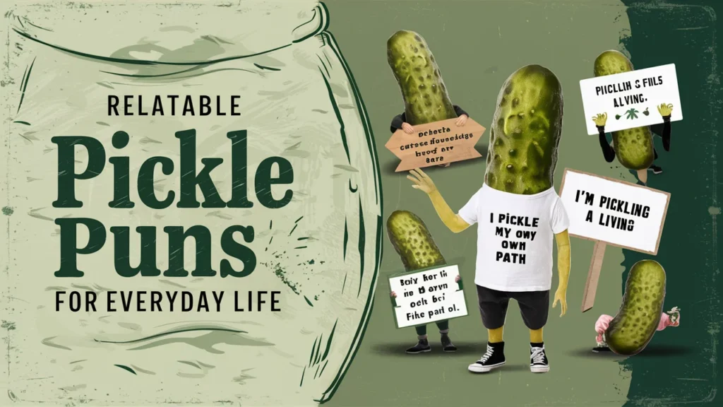 Relatable Pickle Puns for Everyday Life