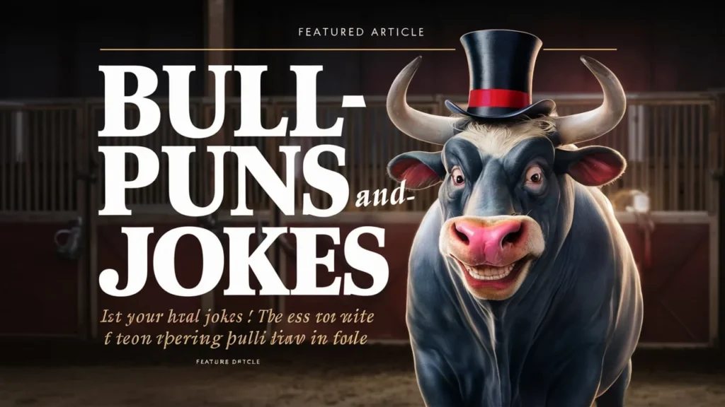 Bull Puns and Jokes