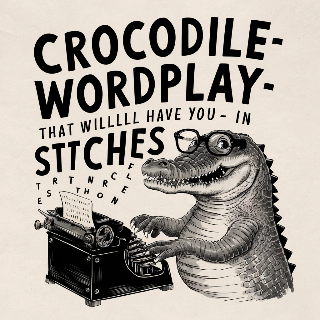 Crocodile Wordplay That Will Have You in Stitches!