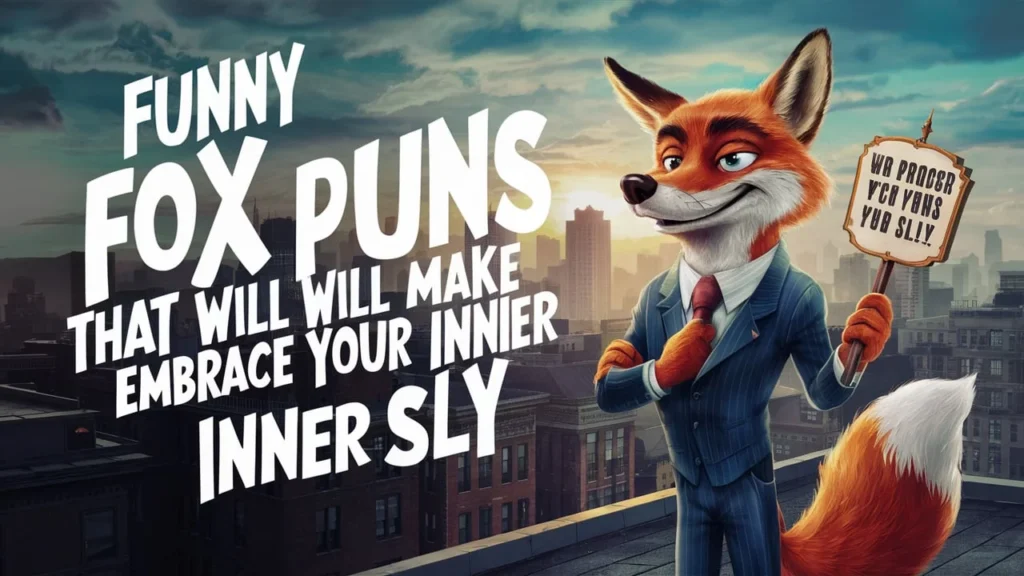 Funny Fox Puns That Will Make You Embrace Your Inner Sly