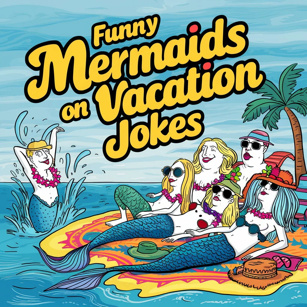 Funny Mermaids on Vacation Jokes