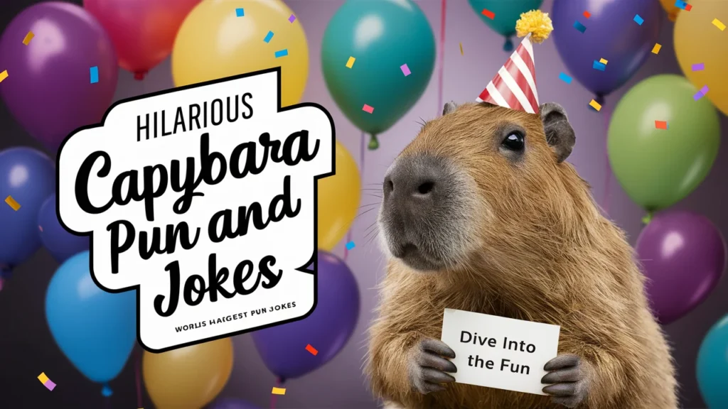 Hilarious Capybara Puns and Jokes: Dive Into the Fun