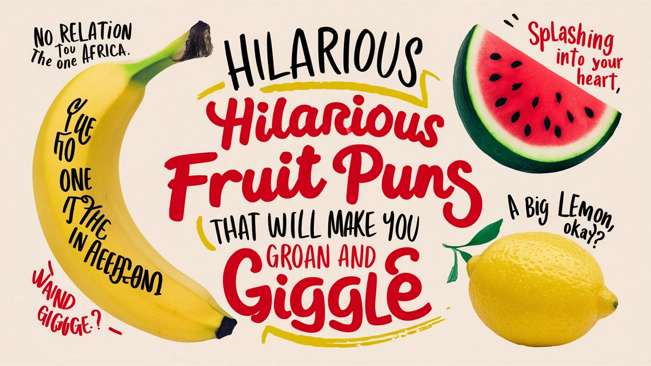 Hilarious Fruit Puns That Will Make You Groan and Giggle