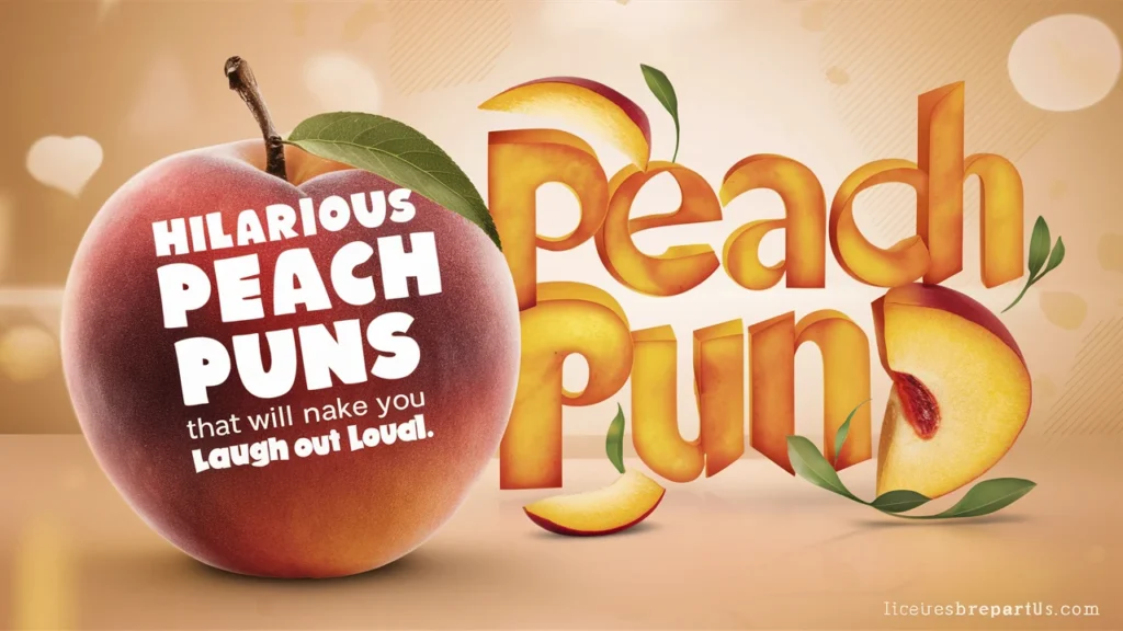 Hilarious Peach Puns That Will Make You Laugh Out Loud