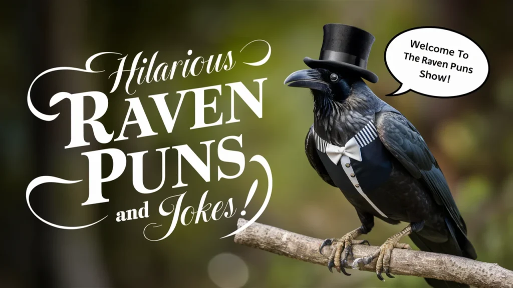 Hilarious Raven Puns and jokes