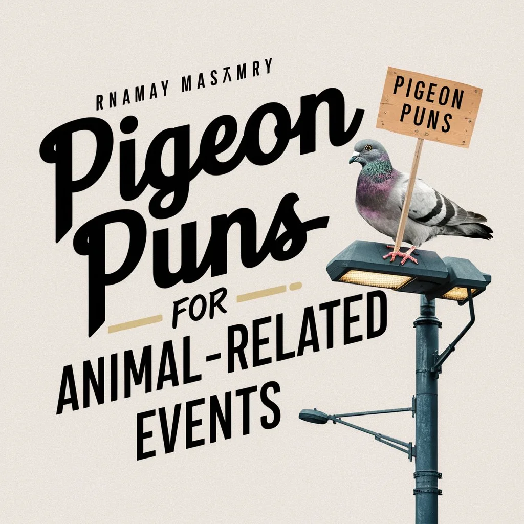 Pigeon Puns for Animal-Related Events 