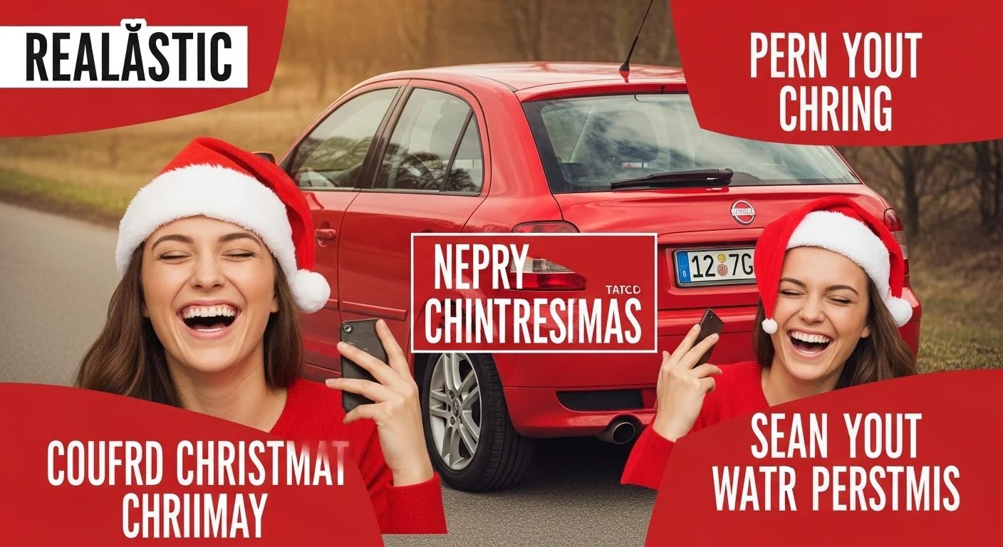 1. Funny Car Christmas Puns