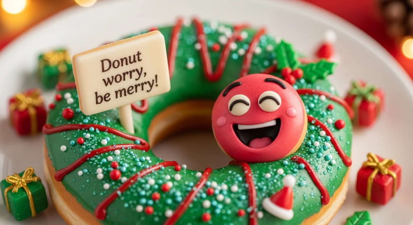 7. Christmas Donuts & Pop Culture Puns 