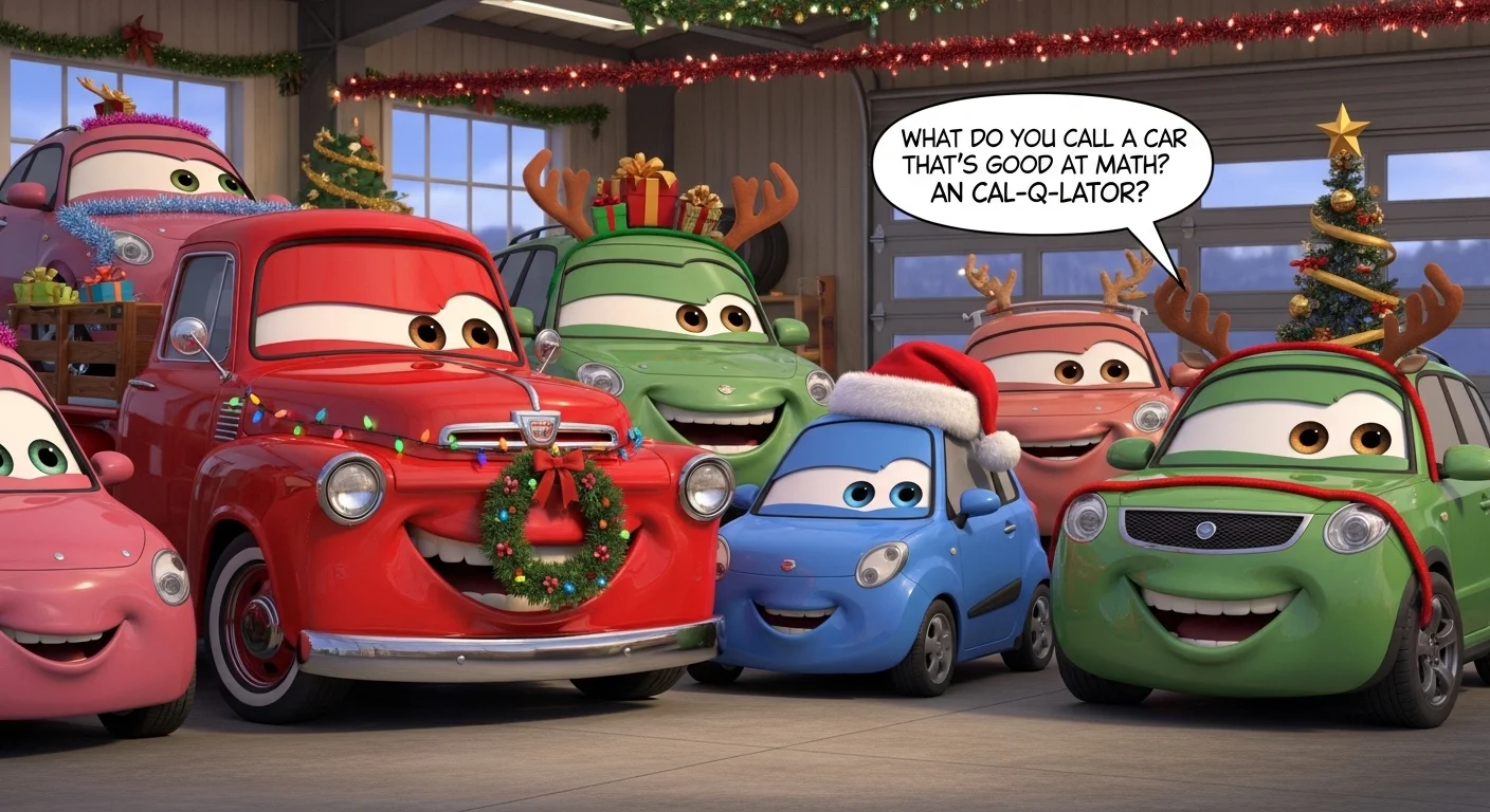 8. Random Fun Car Christmas Puns