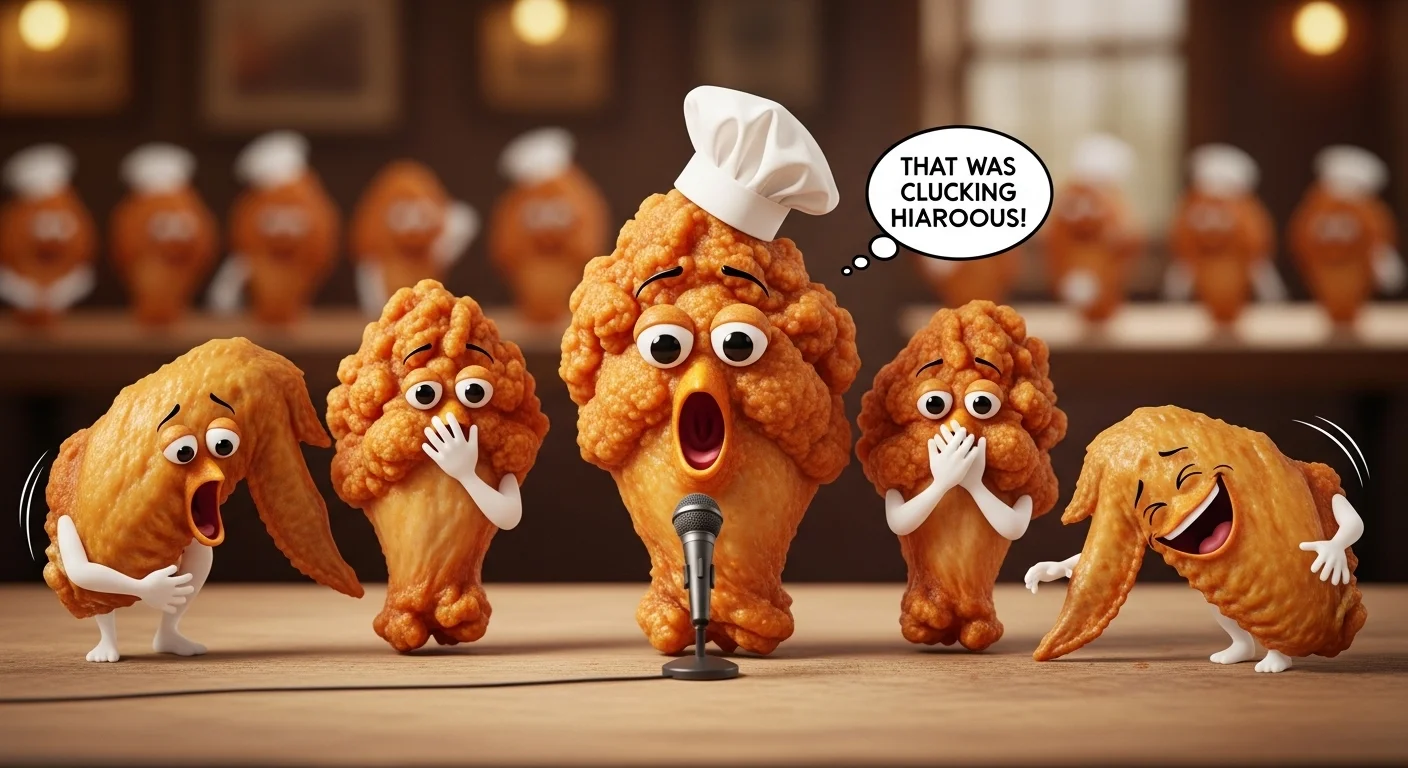 BBQ Chicken Wing Puns