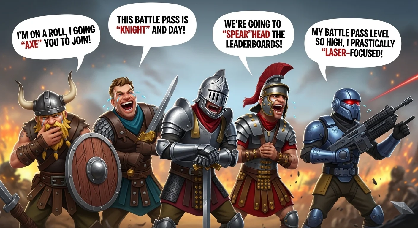Battle Pass Grind Puns