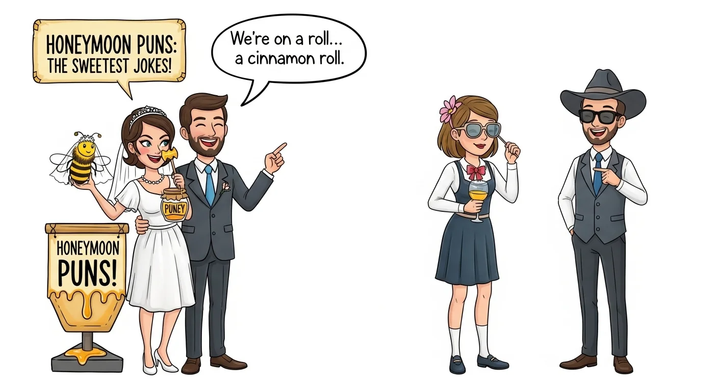 Beach & Tropical Honeymoon Puns