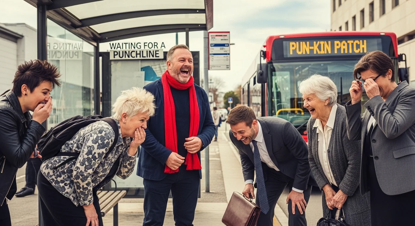 Bus Stop Humor for Friends
