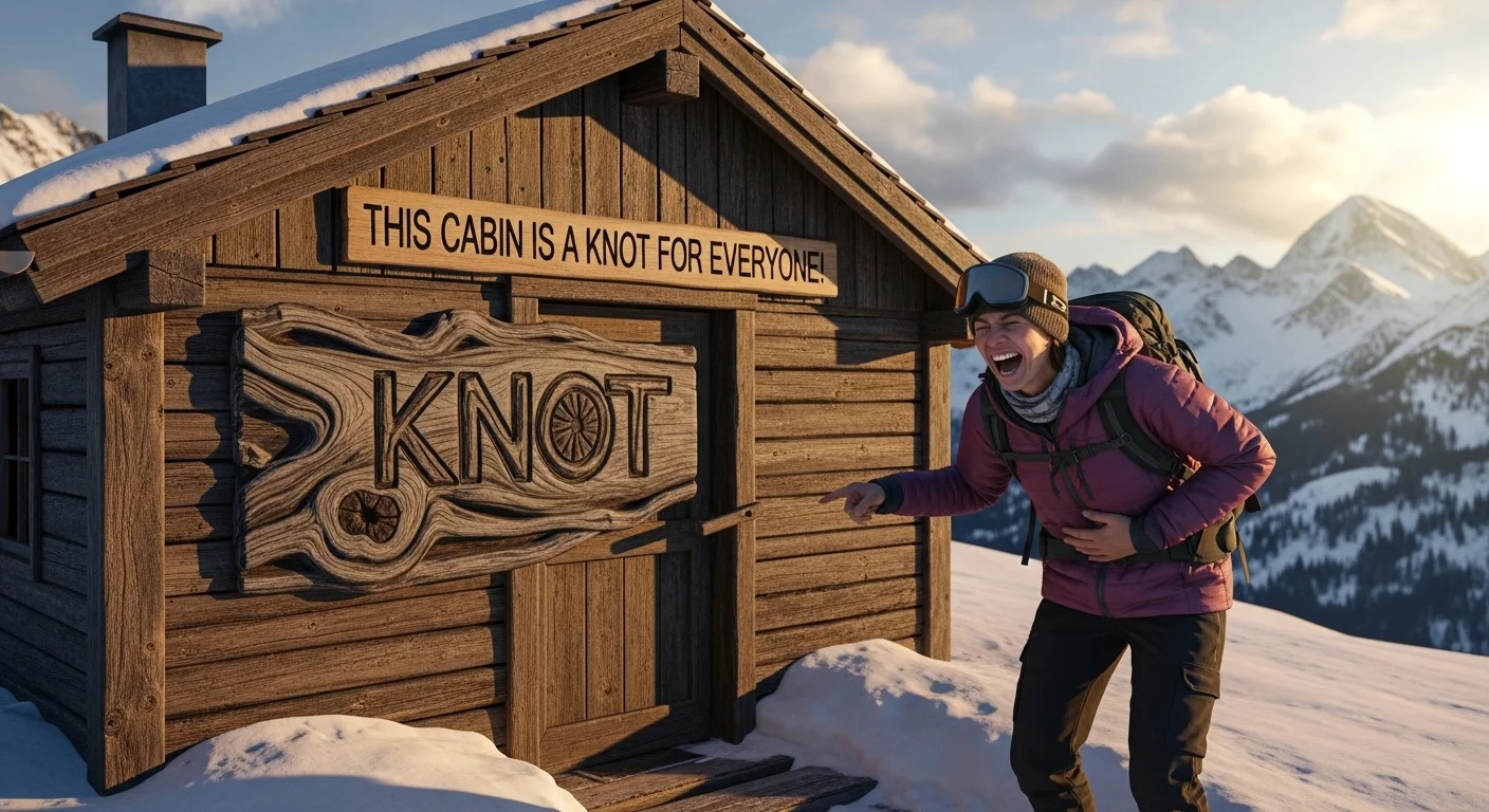 Classic Mountain Cabin Puns