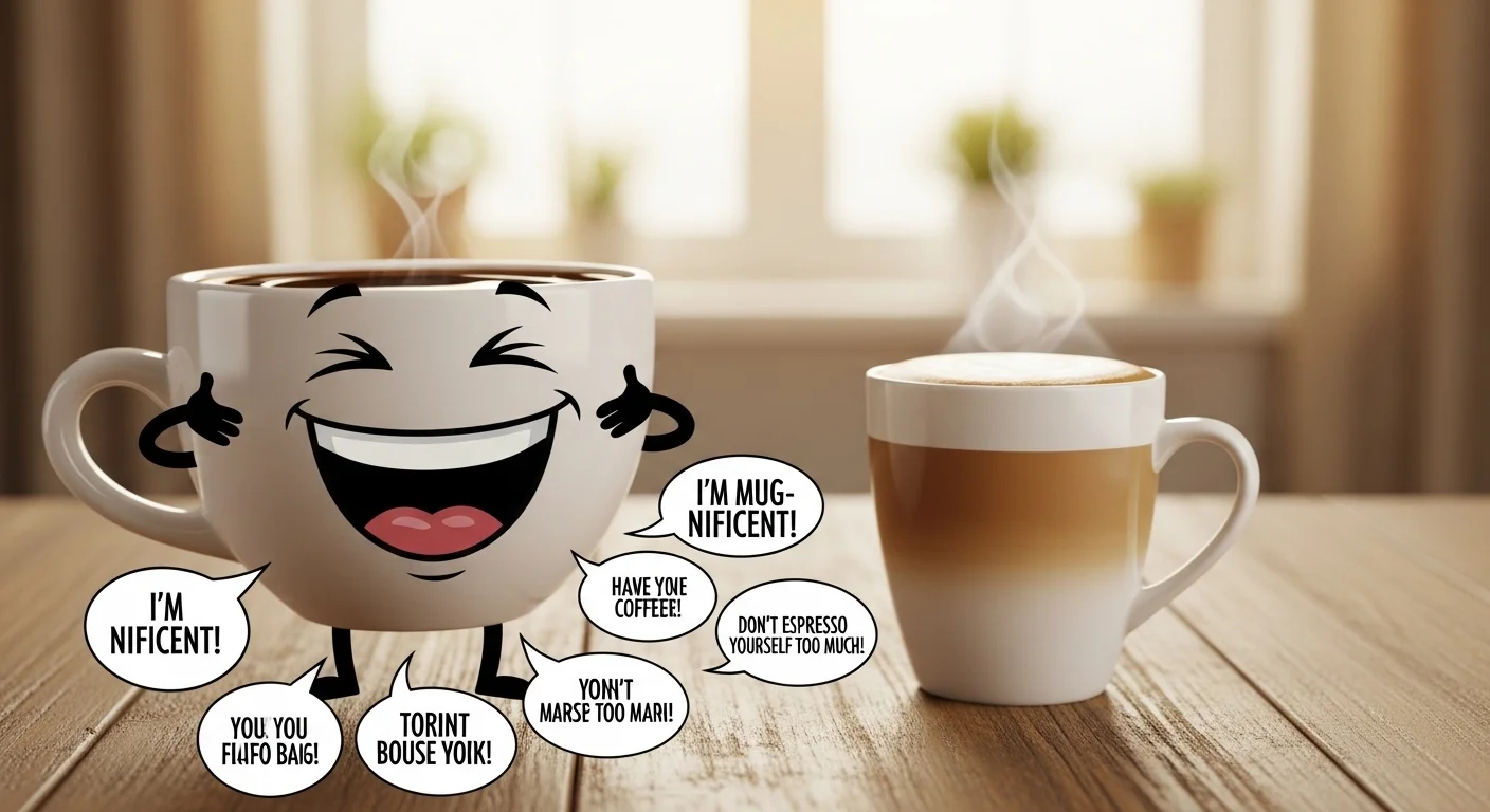 Clever Coffee Wordplay