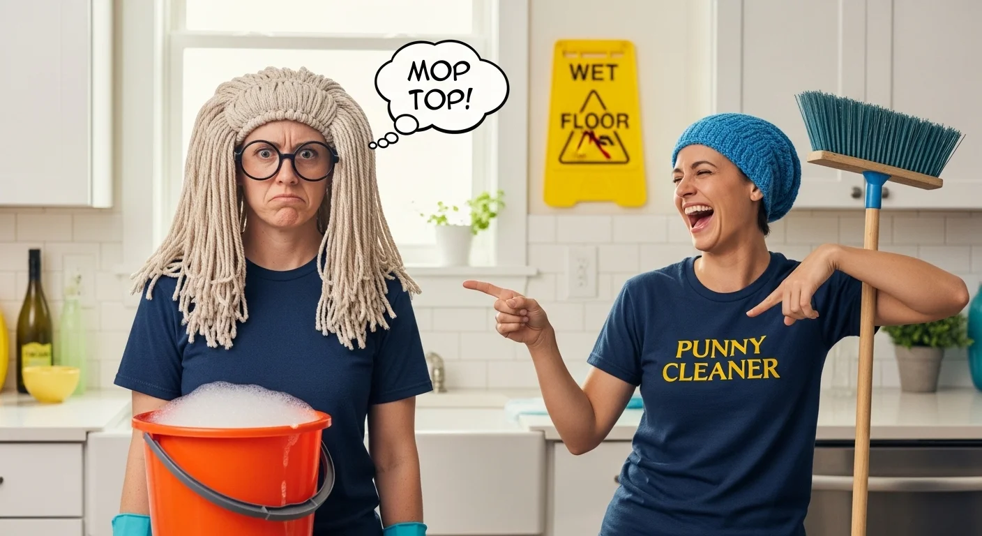 Clever Mopping Puns