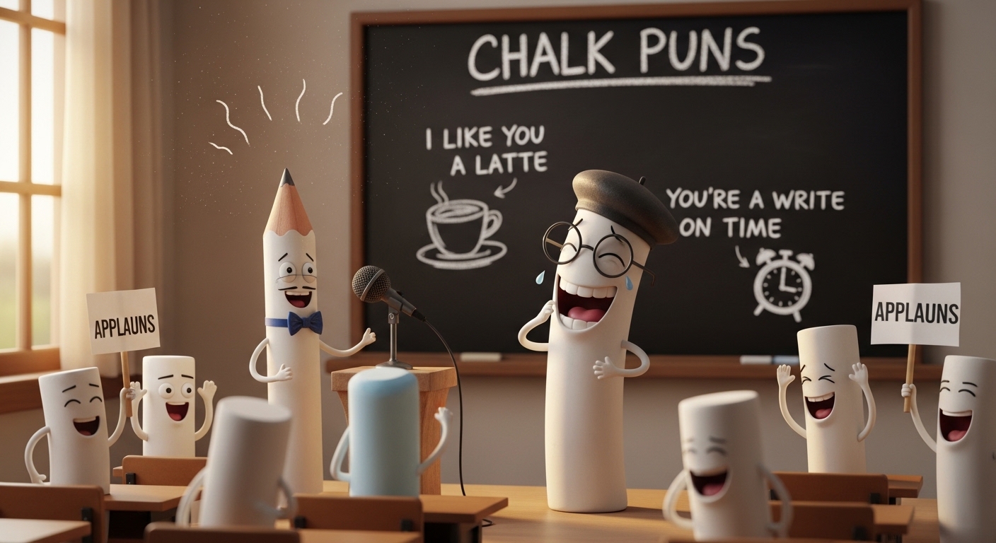 Creative & Random Chalk Puns