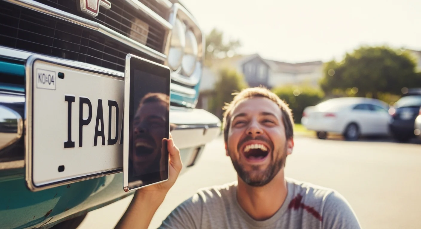 Custom Plate Style Puns