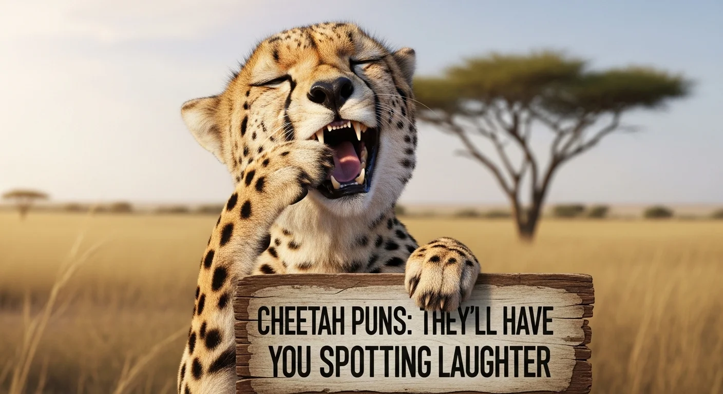 Cute Cheetah Puns