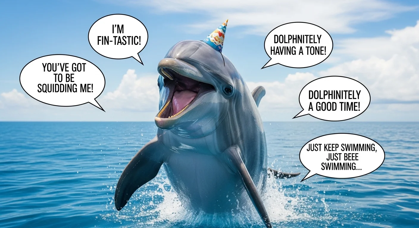 Cute Dolphin Puns
