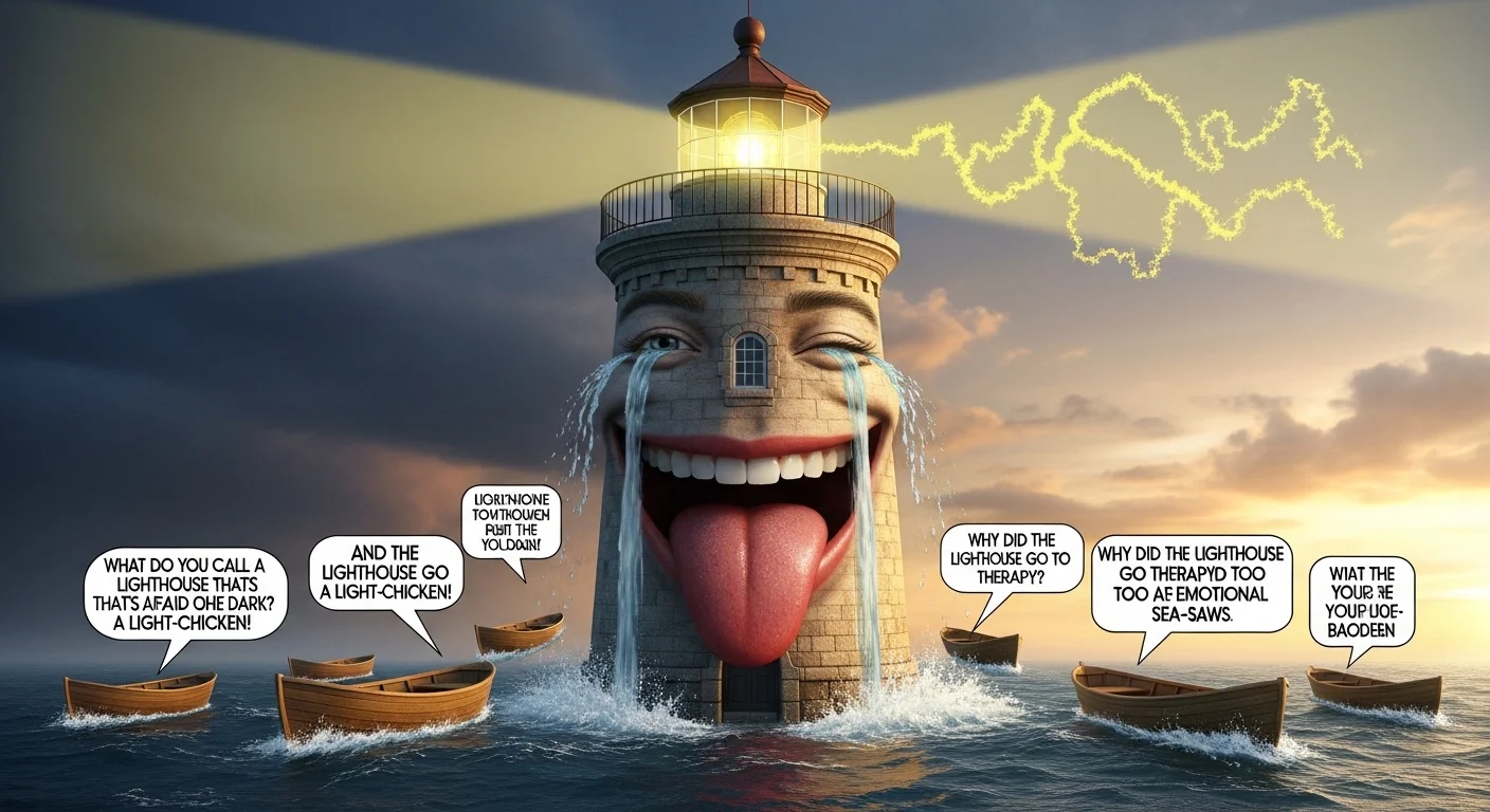 Cute Lighthouse Puns