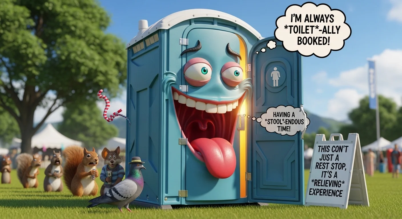 Cute Porta Potty Puns