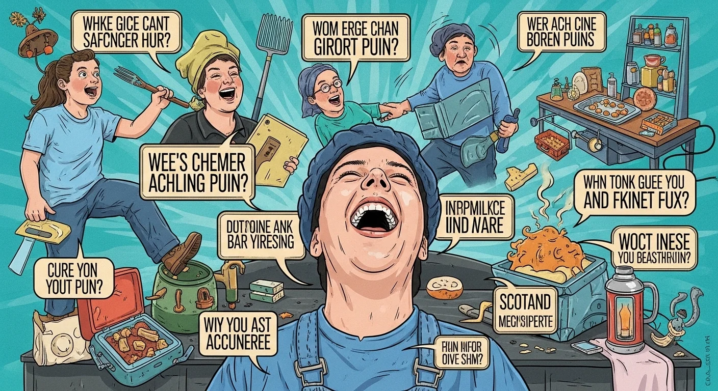 Flirty Chore Puns