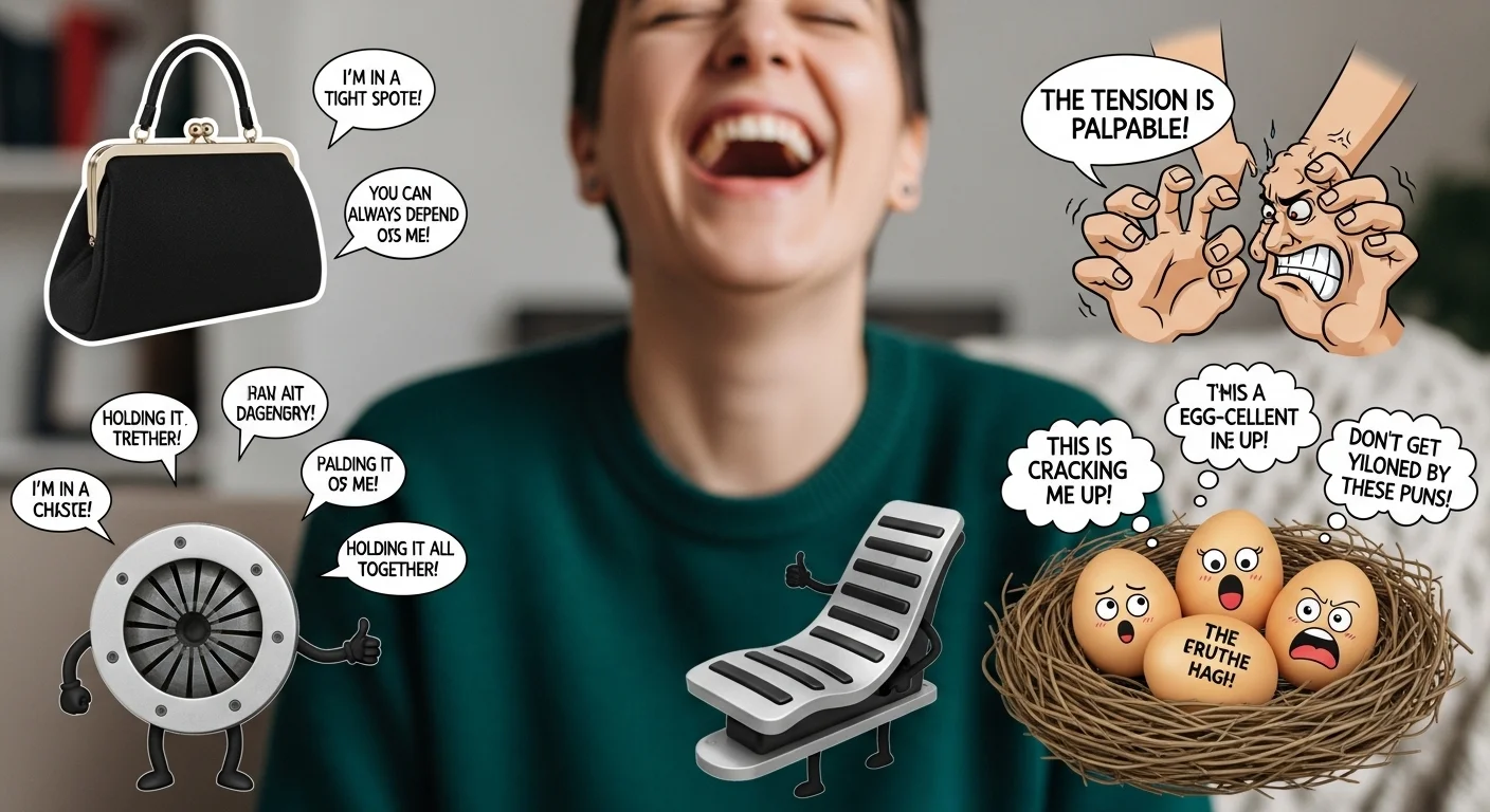 Flirty Clutch Puns