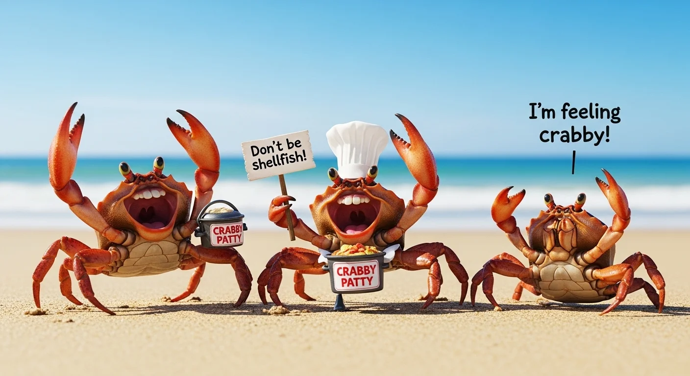 Funny Crab Puns