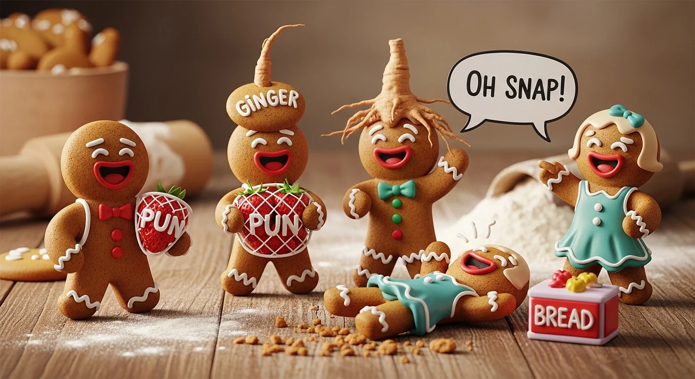 Funny Gingerbread Puns