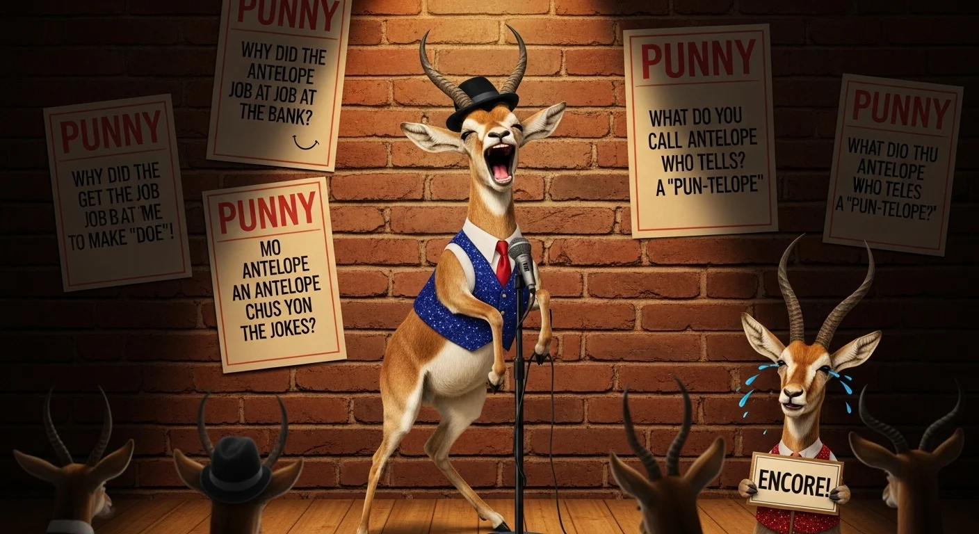 Funny Life Antelope Puns