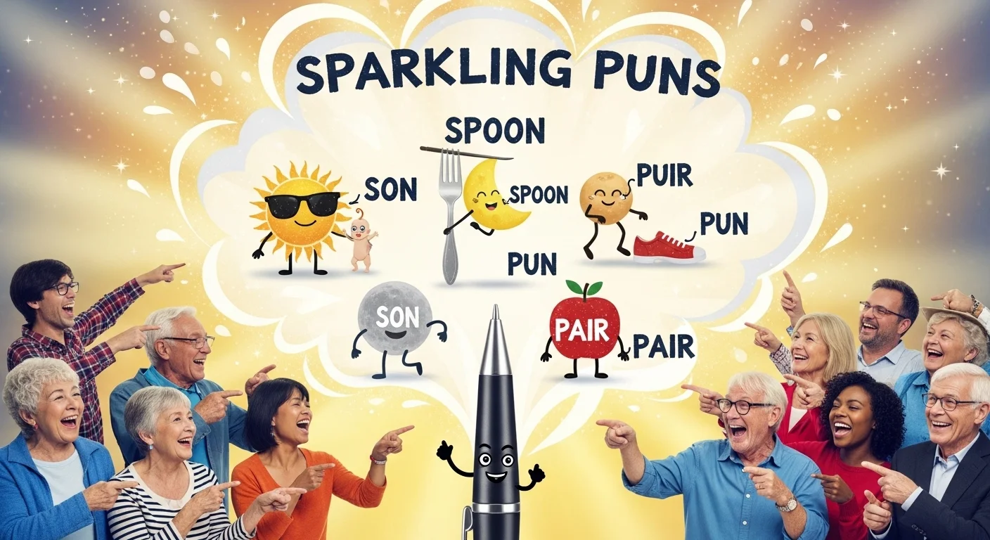 Funny Sparkling Puns