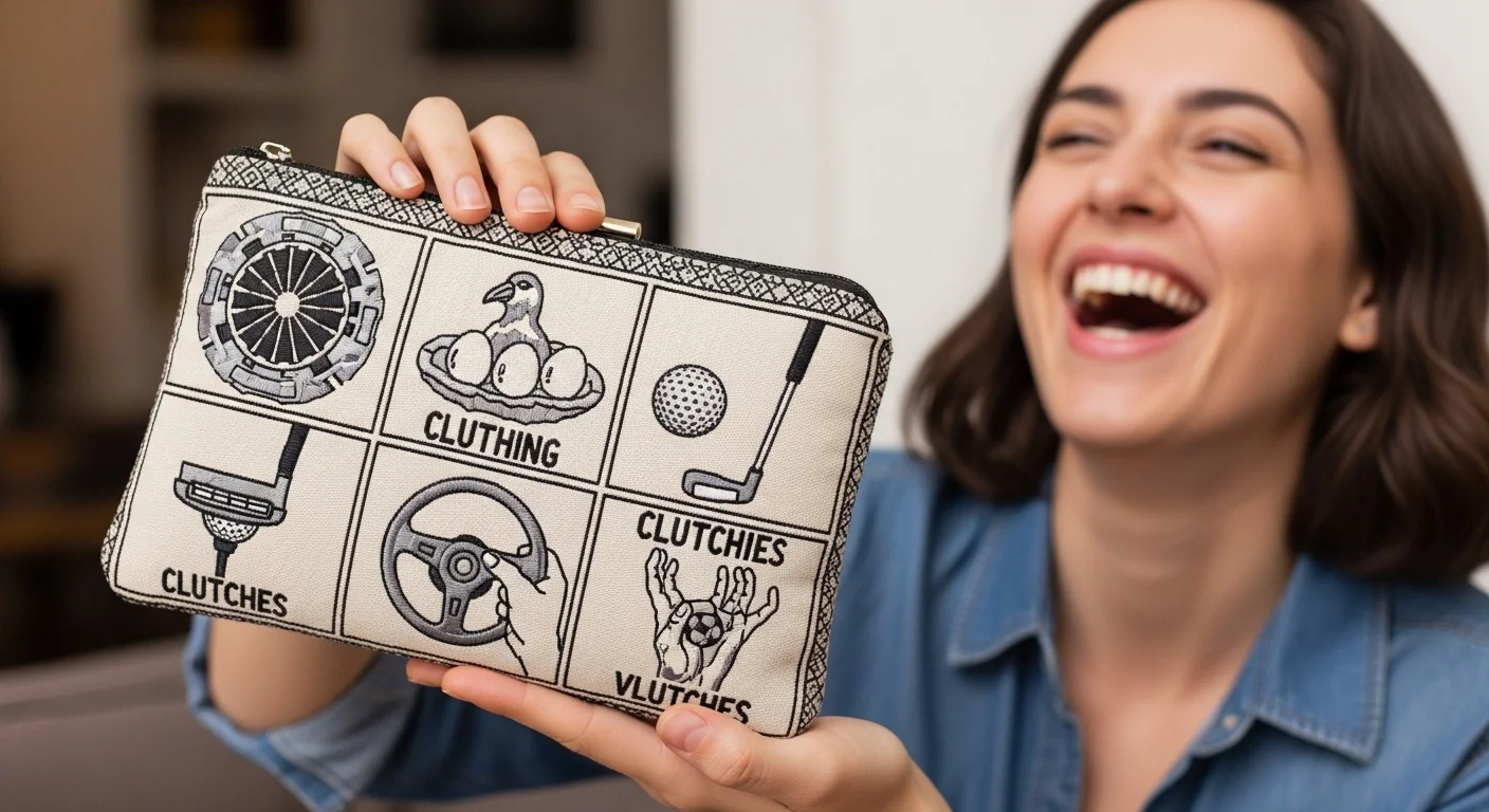 Light Adult Edgy Clutch Puns