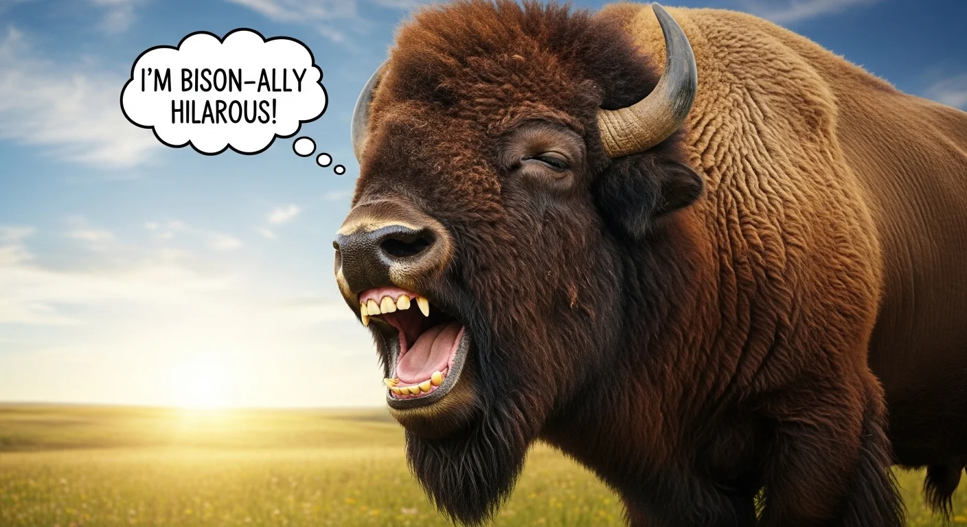Light Cheeky Bison Puns