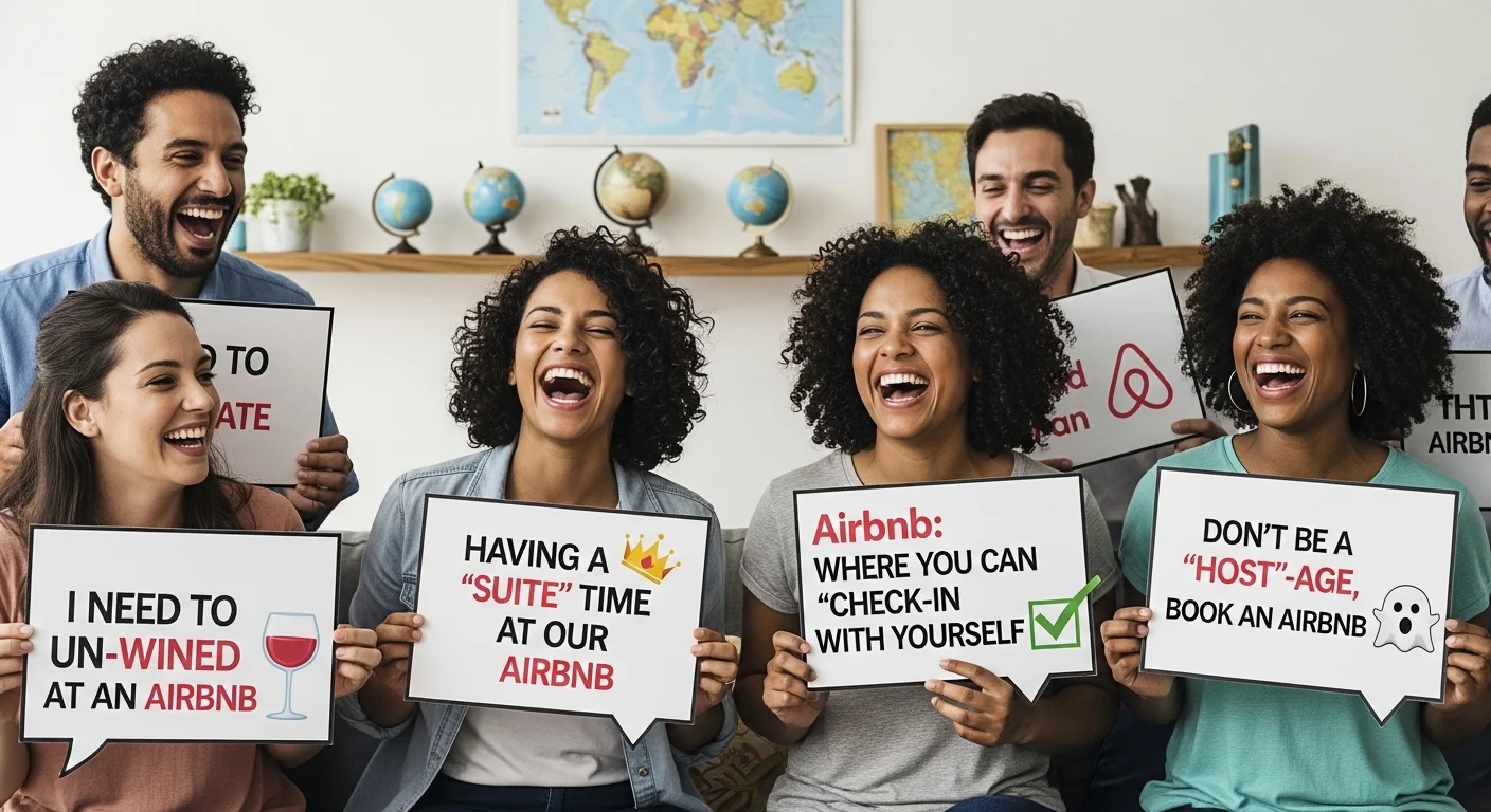 Light Edgy Airbnb Puns