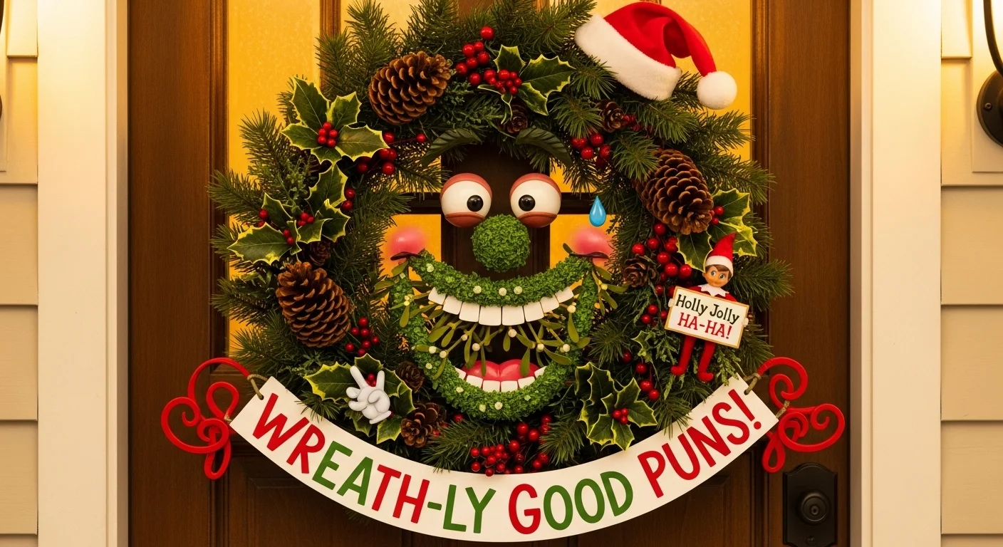 Light Edgy Wreath Puns