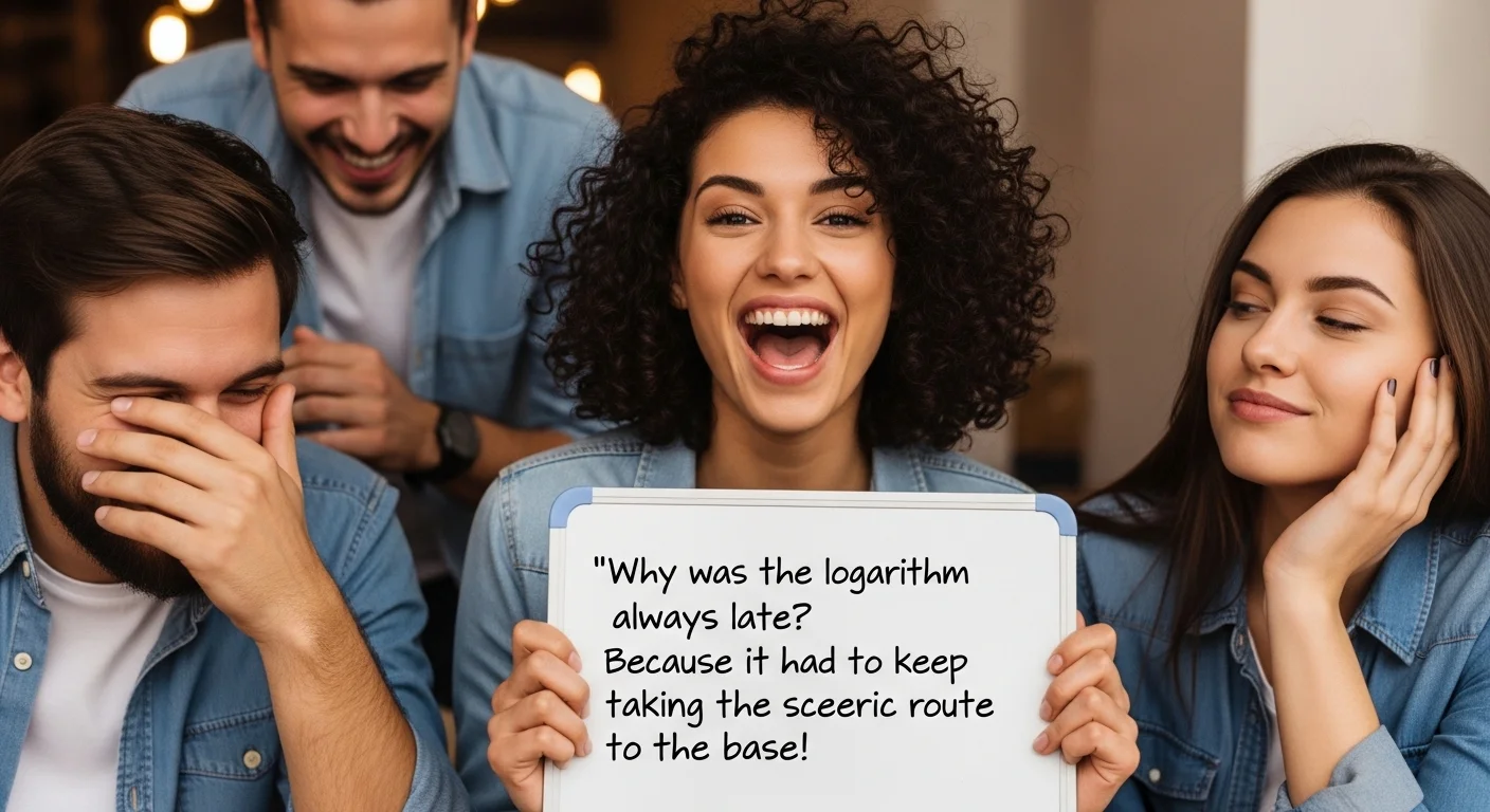 Light Edgy Adult Logarithm Jokes