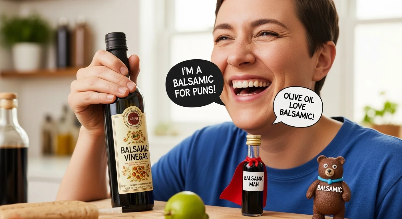 Lightly Edgy Balsamic Puns