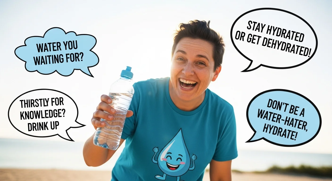 Lightly Edgy Hydration Puns
