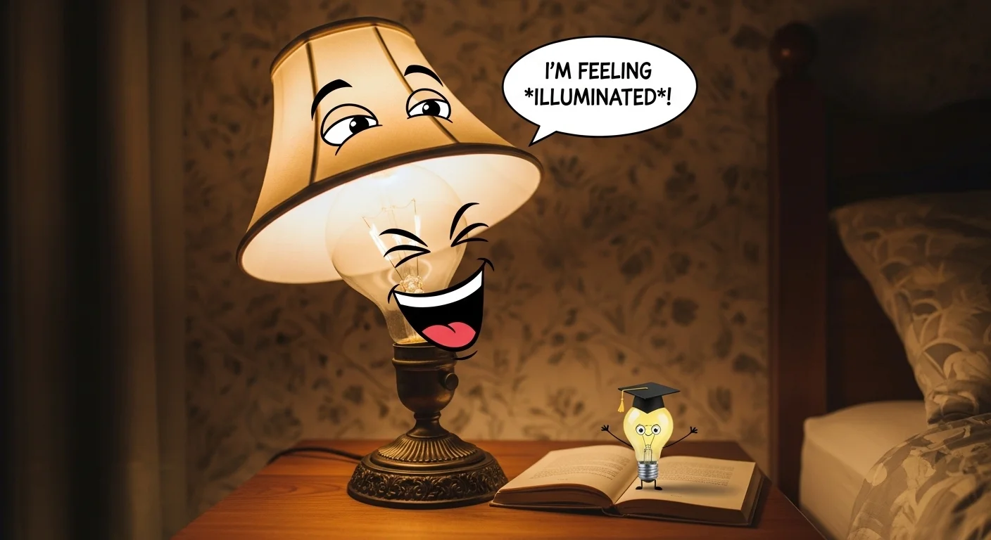 Lightly Edgy Lamp Puns