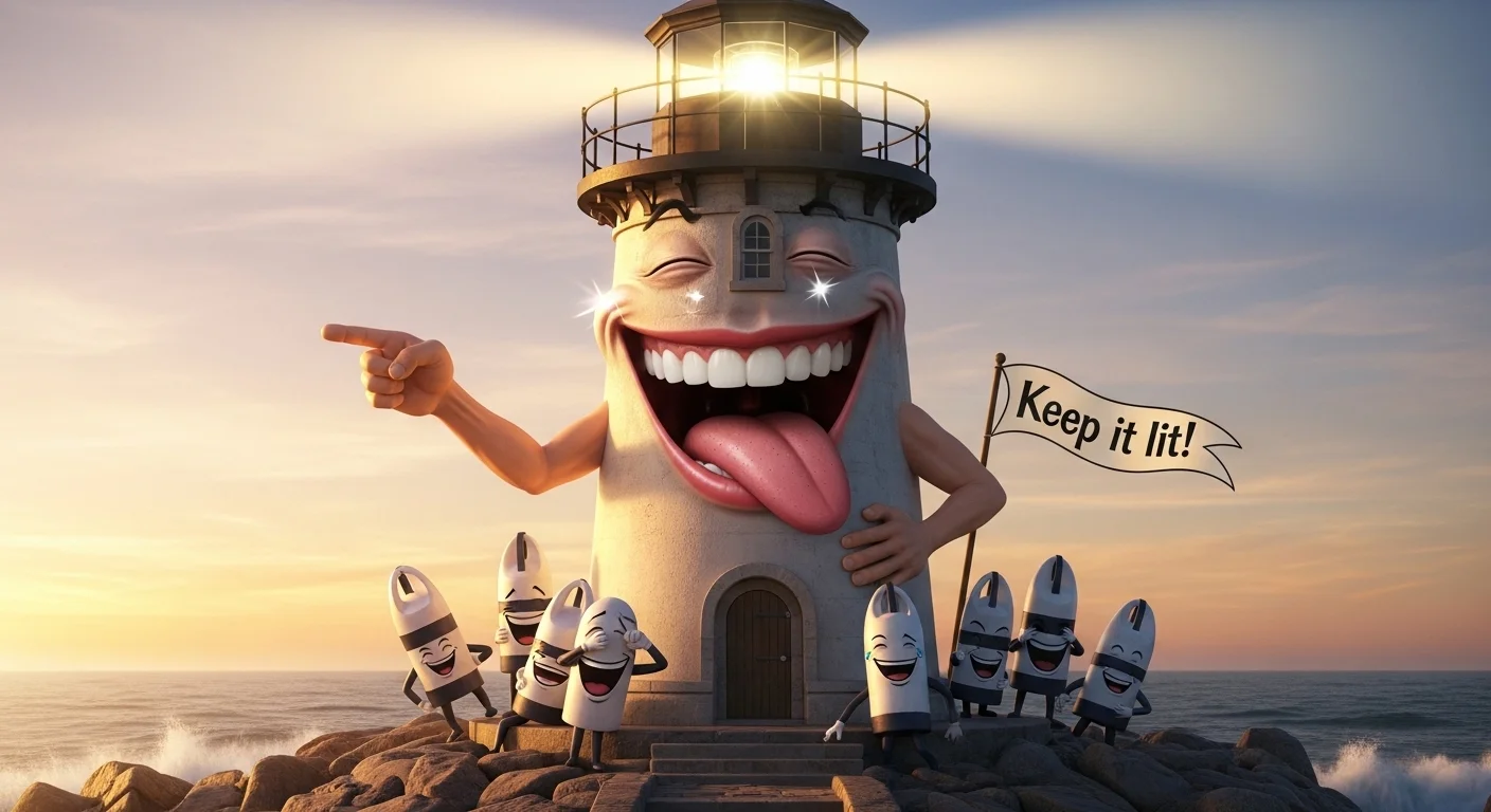 Lightly Edgy Lighthouse Puns