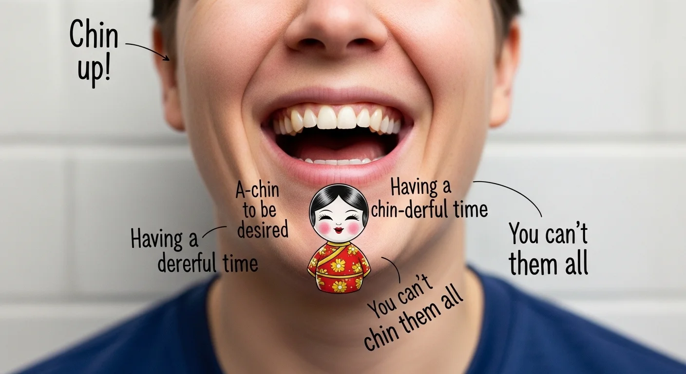 Random Creative Chin Puns