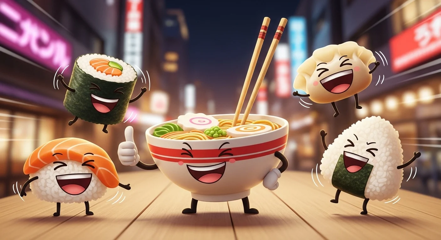 Random & Creative Japanese Food Puns