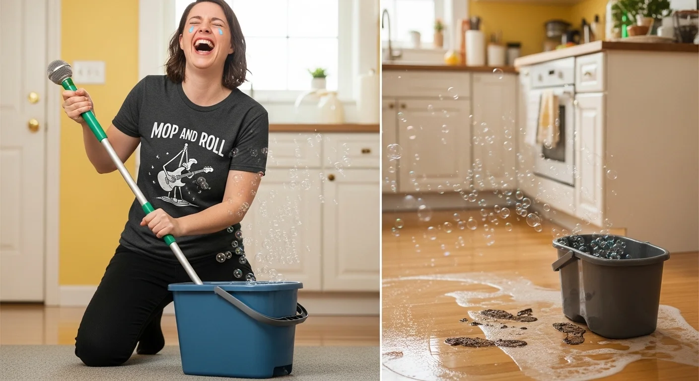 Random & Creative Mopping Puns