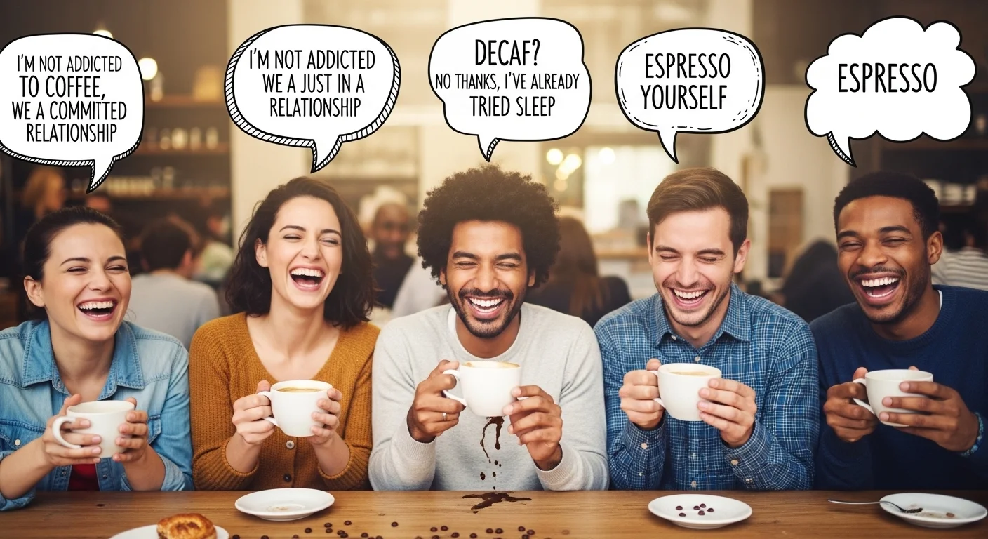 Relatable Morning Coffee Puns